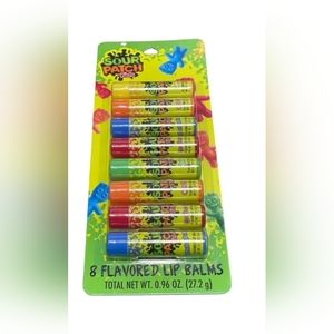 Brand New Sour Patch Kids 8 pack Assorted Variety Flavored Lip Balms P9.